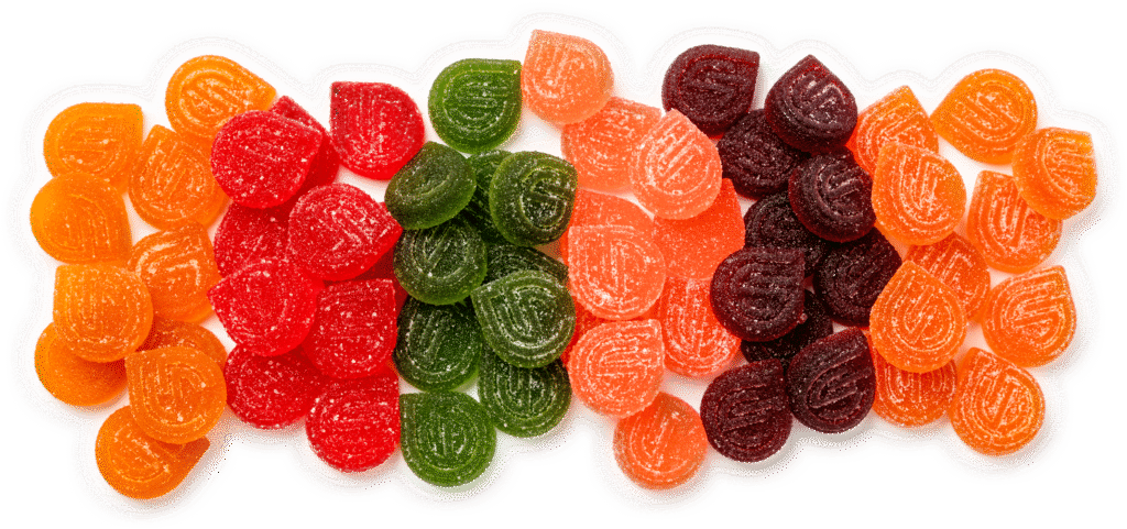 Grow Sciences Rosin Fruit Chews Pile